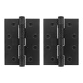 Black Fire Door Hinges – 4 Inch/102mm – Grade 11 Steel Ball Bearing – Pair
