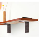 Scaffold Board Shelf Brackets 100mm PAIR Heavy Duty Rustic Wall Mounted Supports - tradefit - 6
