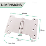 Parliament Projection Fire Door Hinges 4