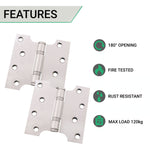 Parliament Projection Fire Door Hinges 4