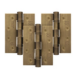 Florentine Bronze Fire Door Hinges – 4 Inch/102mm – Grade 11 Steel Ball Bearing – Pack of 3 Hinges - tradefit - 1