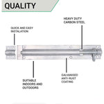 Tower Bolt - 250 mm / 10 Inch - Galvanised - tradefit - 4