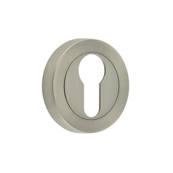 Euro Escutcheon - Satin Nickel - tradefit - Featured Image