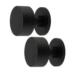 Tangier Matt Black Mortice Door Knob - tradefit