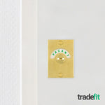 Toilet Indicator Bolt Vacant/Engaged - Satin Brass - tradefit - 5