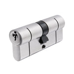 5 Pin 35/50mm 85mm [30+45+10mm] Euro Double Cylinder - Keyed Alike - Satin Chrome - tradefit - 1