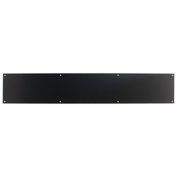 Door Kick Plate - 760 x 150 x 1.2mm - Matt Black - tradefit