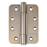 Fire Door Hinges – Concealed Polymer Bearing  - CE FD30/60/90/120 - 4 Inch/102mm Radius - Grade 14 Max Door 160kg - Antique Brass - 2