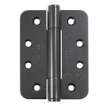 Fire Door Hinges – Concealed Polymer Bearing  - CE FD30/60/90/120 - 4 Inch/102mm Radius - Grade 14 Max Door 160kg - Black - 2