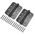 Fire Door Hinges – Concealed Polymer Bearing  - CE FD30/60/90/120 - 4 Inch/102mm Radius - Grade 14 Max Door 160kg - Black - 1
