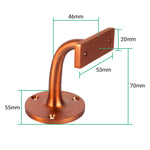 Handrail Bracket Heavy Pattern - 64mm / 2.5 Inch - Bronze - tradefit - 2