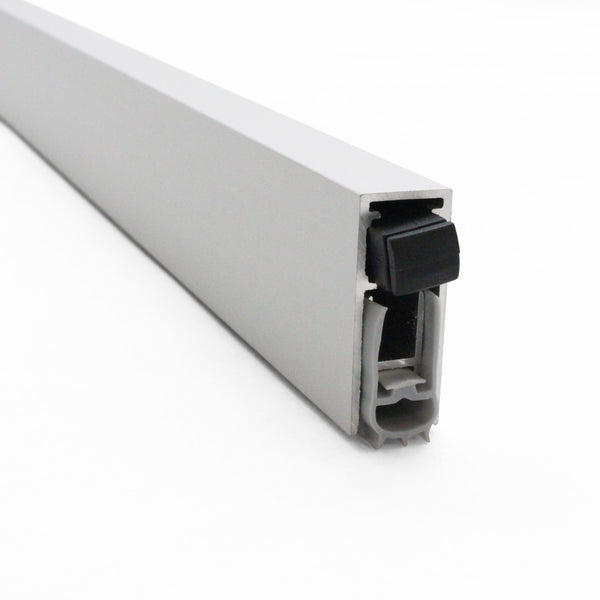 Drop Down Acoustic Fire Seal - Commercial - 1026mm - Satin Aluminium - tradefit - Featured Image