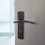Euroda - Plus Black Lever Lock Fire Door Handles - Euro - FD30/60 - tradefit - 5