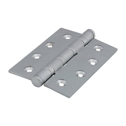 Solid Brass Performance Ball Race Hinge - 102 x 76mm - Satin Chrome - tradefit