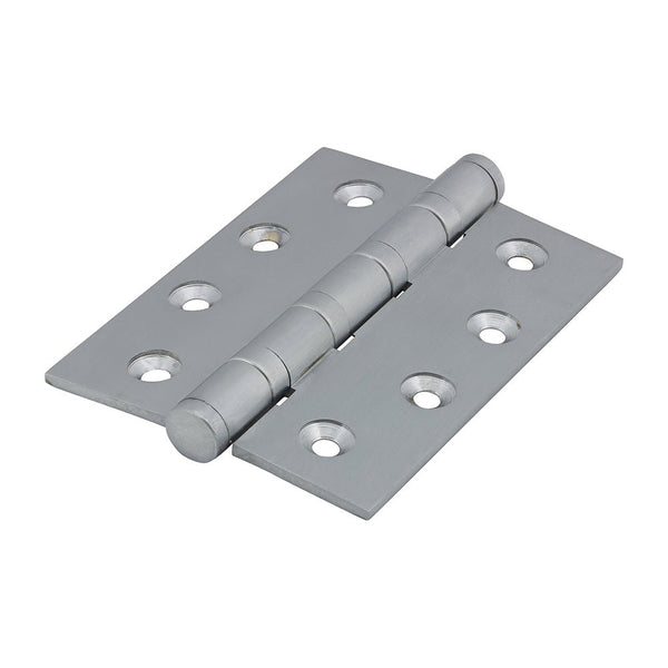 Solid Brass Performance Ball Race Hinge - 102 x 76mm - Satin Chrome - tradefit - Featured Image