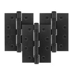 Black Fire Door Hinges – 4 Inch/102mm – Grade 11 Steel Ball Bearing – Pack of 3 Hinges - tradefit - 1