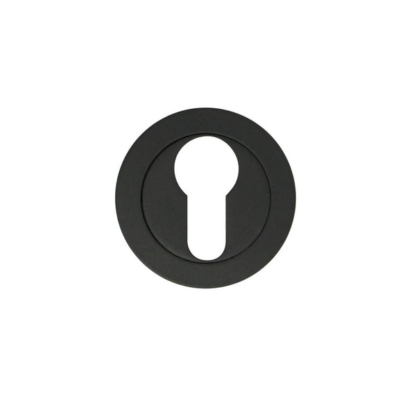 Euroda - Plus Euro Profile Escutcheon - 50x8mm - Black - FD30/60 - tradefit - Featured Image