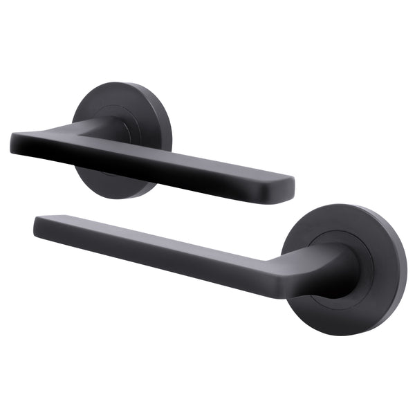 Euroda Fire Door Handle on Rose - Black - FD30/60 - Featured Image