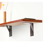 Scaffold Board Shelf Brackets Strong 200mm PAIR Reinforced Heavy Duty Rustic Wall Mounted Supports - tradefit - 6