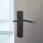 Euroda - Plus Black Lever Fire Door Handles - Bathroom - FD30/60 - tradefit - 5