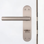 Olbia Satin Nickel Door Handle Pack - 80m Bathroom - tradefit - 5