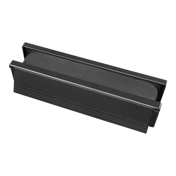 FD30/60 Fire Rated Telescopic Draught Proof Letter Plate - 250mm - Black - tradefit - Featured Image