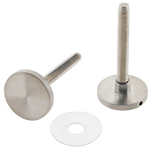 Rear Bolt Through Fixing Kit Suit Guardsman Pull Handles - PAIR - Stainless Steel - tradefit - 2