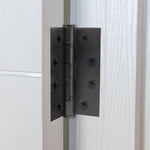 Black Fire Door Hinges - 4 Inch/102mm - Grade 13 Steel Ball Bearing - Pack 3 - tradefit - 9
