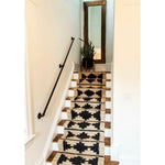 Black Handrail Grab Rail Kit 2440mm - Cast Iron - tradefit - 11