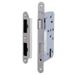 DIN Euro Profile Escape Sashlock Case - Radius Forend - 60mm Backset / 90mm Case - Satin Stainless Steel - tradefit - 1