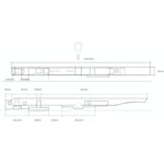 Locking Window Stay - 250mm - Matt Black - tradefit - 3