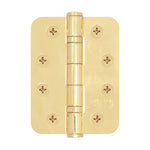 PVD Brass Fire Door Hinges - 4 Inch/102mm - Grade 13 Steel Ball Bearing - Pack 2 - Radius - tradefit - 5