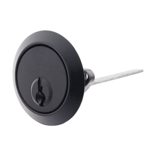 5 Pin Universal Rim Cylinder - Keyed to Differ - Matt Black - tradefit - Featured Image
