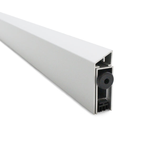 Drop Down Acoustic Fire Seal - Facefix - 830mm - Satin Aluminium - tradefit - Featured Image
