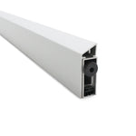 Drop Down Acoustic Fire Seal - Facefix - 1030mm - Satin Aluminium - tradefit - 1