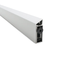Drop Down Acoustic Fire Seal - Facefix - 1030mm - Satin Aluminium - tradefit