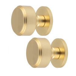 Temara Satin Brass Mortice Door Knob - tradefit