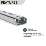 Groove 17mm 2 - Way Runner Ball Bearing Mini Slide Max 10kg 246mm - tradefit - 3