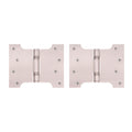 Parliament Projection Door Hinges 4" - 102x76x127x3mm - Satin Stainless Steel
