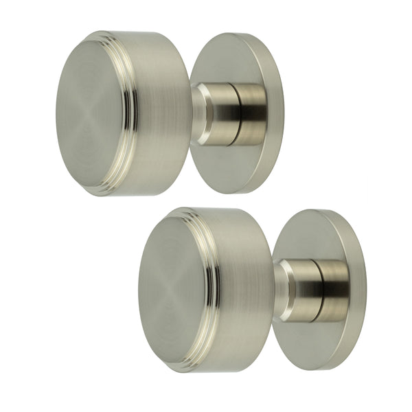 Temara Satin Nickel Mortice Door Knob - tradefit - Featured Image