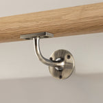 Handrail Bracket Heavy Pattern - 64mm / 2.5 Inch - Antique Brass - tradefit - 4