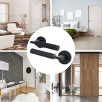 Mode - Grip Black Lever on Rose Door Handle Pack - 3 Lever Lock - tradefit - 7