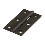 Solid Brass Solid Drawn Hinge - 64 x 35mm - Bronze - tradefit - 1