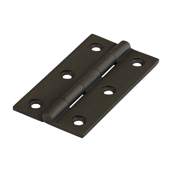 Solid Brass Solid Drawn Hinge - 64 x 35mm - Bronze - tradefit - Featured Image