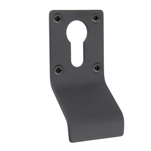 Flat Pattern Cylinder Pull - Euro - 88x43x2.5mm - Matt Black - tradefit - Featured Image