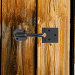 Wire Pattern Hasp & Staple - 4 inch - Black - tradefit - 5