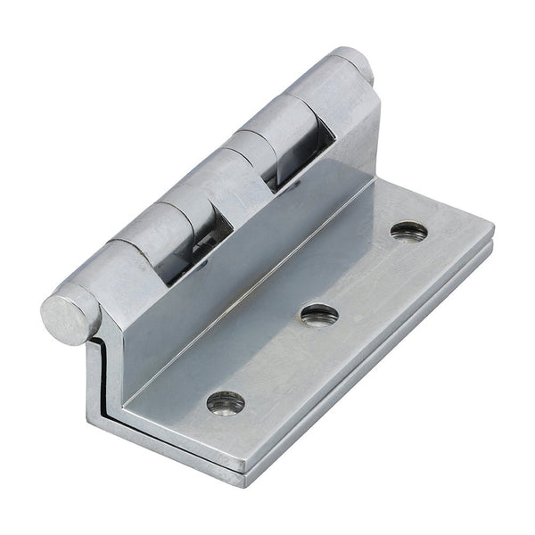 Solid Brass Ball Bearing Stormproof Hinge - 64 x 55mm - Polished Chrome - tradefit - Featured Image