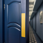 Plain Finger Plate - 425 x 75 x 1.2mm - Radius Corners - PVD Polished Brass - tradefit - 5