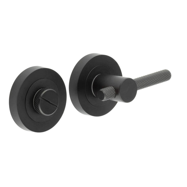 Dumont Bathroom Turn and Release - Matt Black - 50mm - tradefit - Featured Image