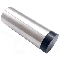 Chunky Projection Wall Mounted Door Stop - 105mm Projection - Satin Stainless - tradefit